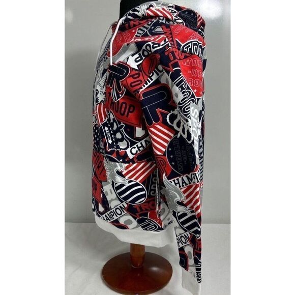 NEW WORLD OF TROOP HOODIE JUNIOR SMALL BLK/RED/MULTICOLORED - Picture 4 of 6